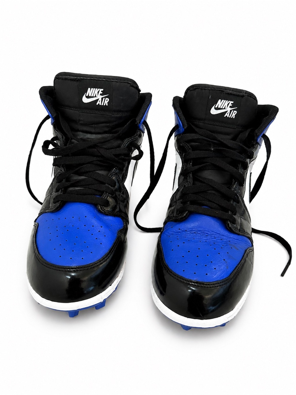Nike Black & Blue High-Top Athletic Sneakers